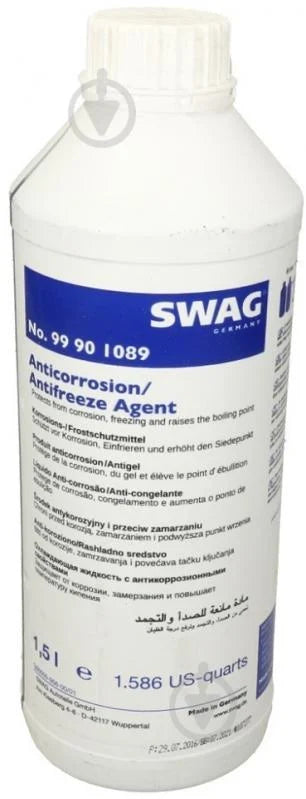 Anticongelante azul concentrado 1.5L SWAG